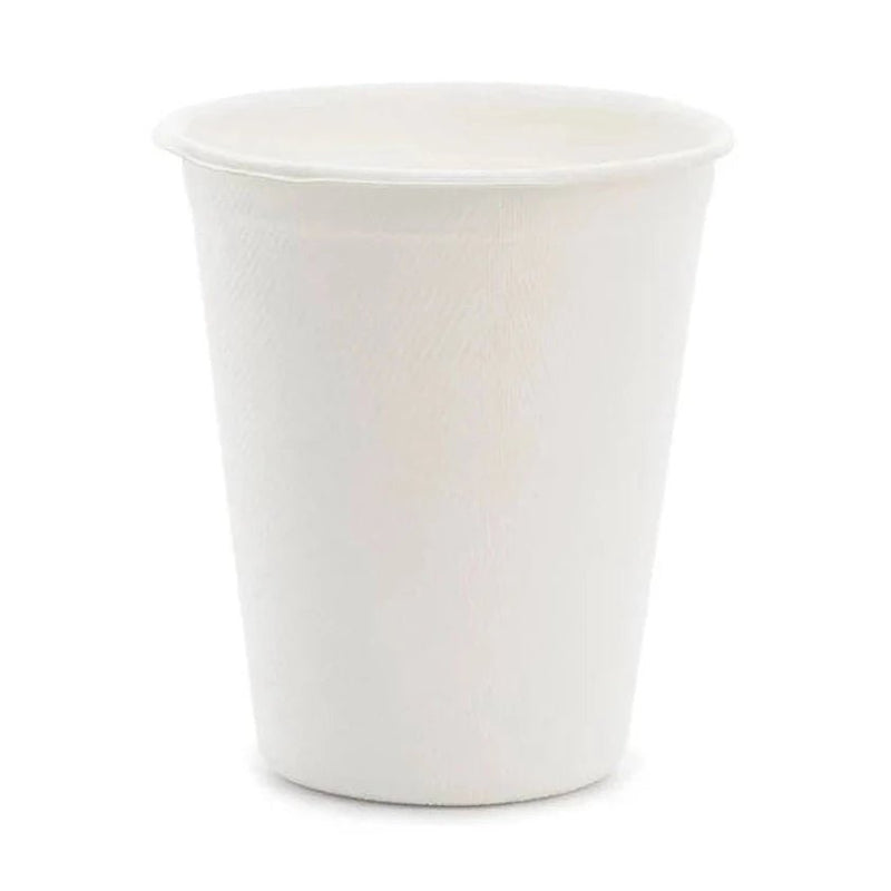 Zuckerrohr-Becher Creme 6 Stk.