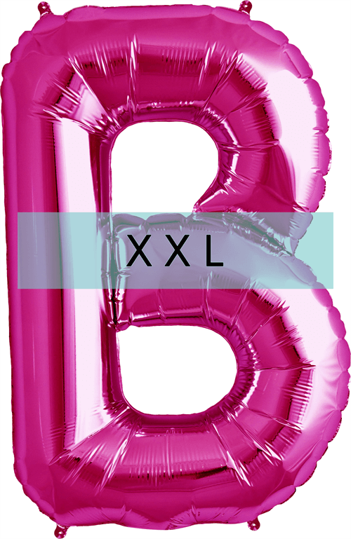 Buchstaben Ballon B XXL Pink - DECORAMI