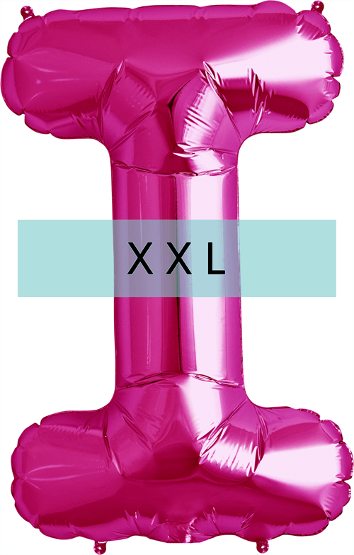 Buchstaben Ballon I XXL Pink - DECORAMI