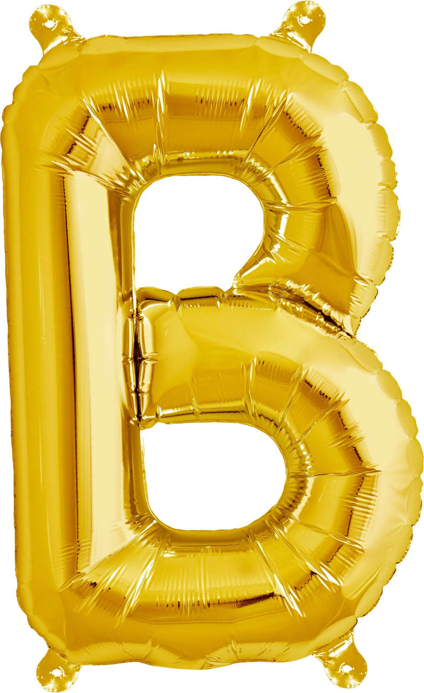 Buchstaben Ballon B Gold - DECORAMI