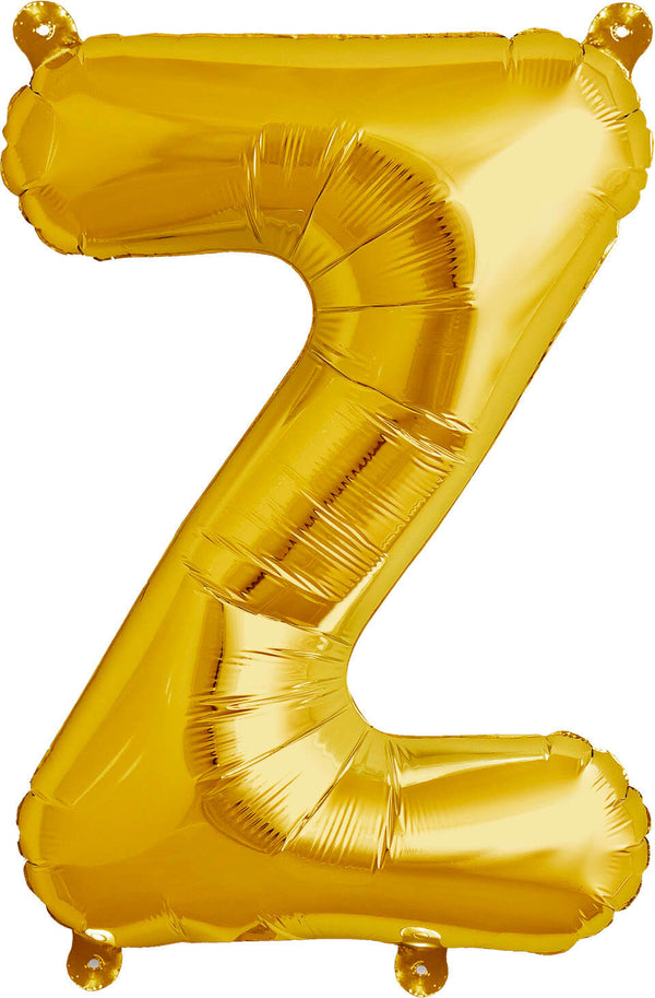 Buchstaben Ballon Z Gold - DECORAMI