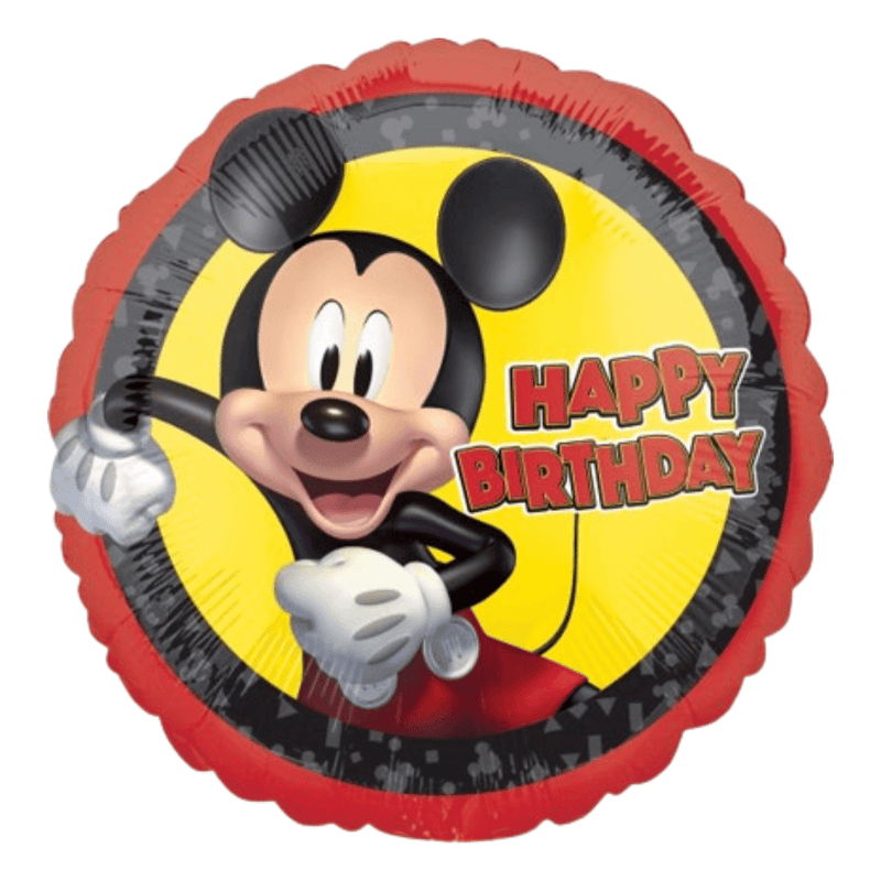 Folienballon Happy Birthday with Mickey! - DECORAMI
