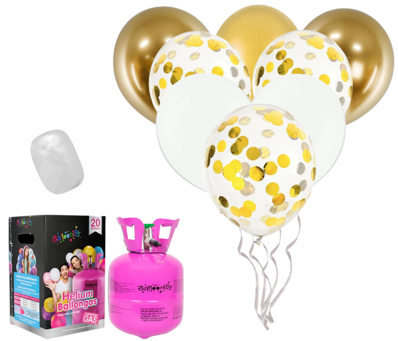 Luftballon-Bouquets Gold - DECORAMI