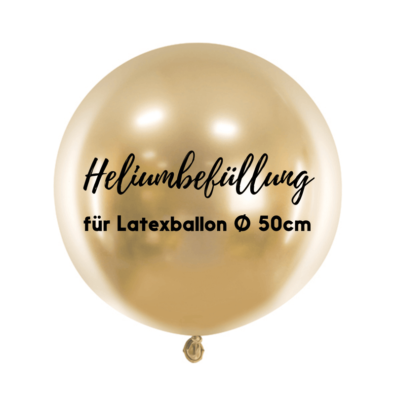 Helium-Befüllung XL Latexballon auf ca. Ø 50cm (Nur Selbstabholung) - DECORAMI