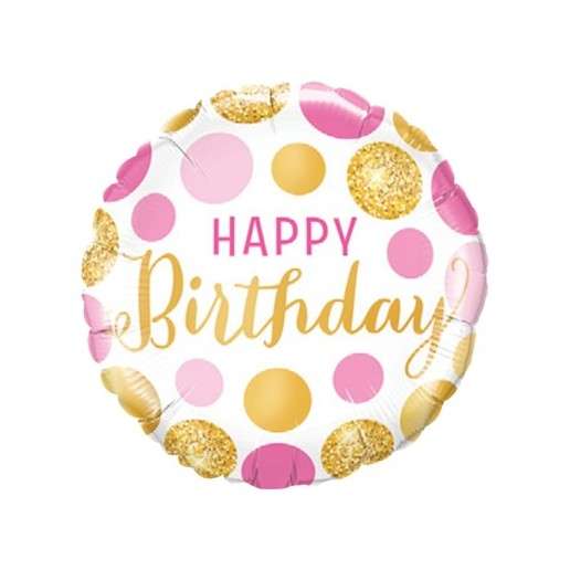 Heliumballon-Geschenk "Happy Birthday" Sunny Day - DECORAMI