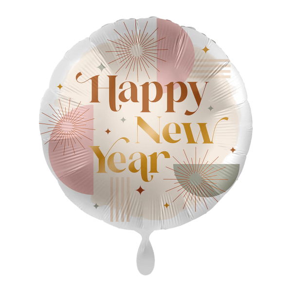 Heliumballon-Geschenk "Happy New Year" Modern - DECORAMI