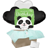 Heliumballon-Geschenk "Happy Birthday" Panda - DECORAMI