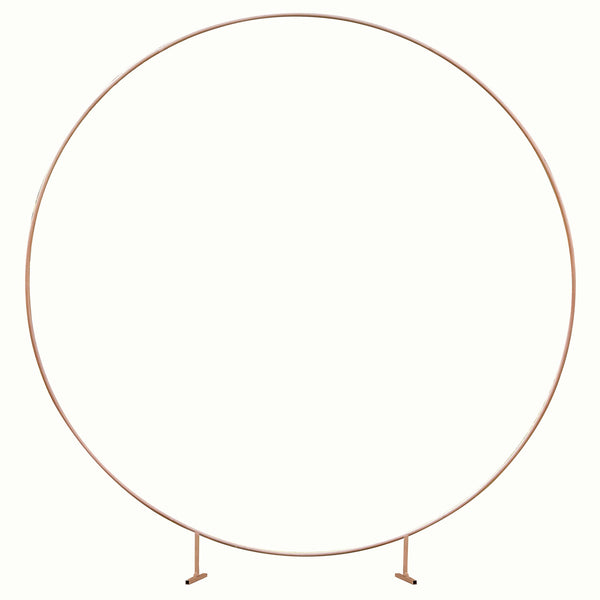 Ballonbogen Kreis Roségold 2 Meter - DECORAMI