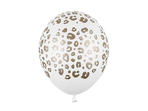 Luftballon Ø 30cm Leopardenpunkte 10 Stk.