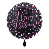 Heliumballon-Geschenk "Happy Birthday" Pink - DECORAMI