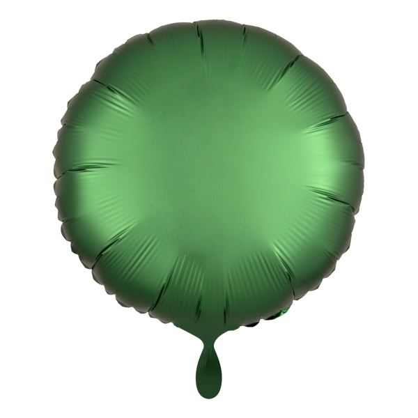 Rund-Folienballon Satin Grün - DECORAMI