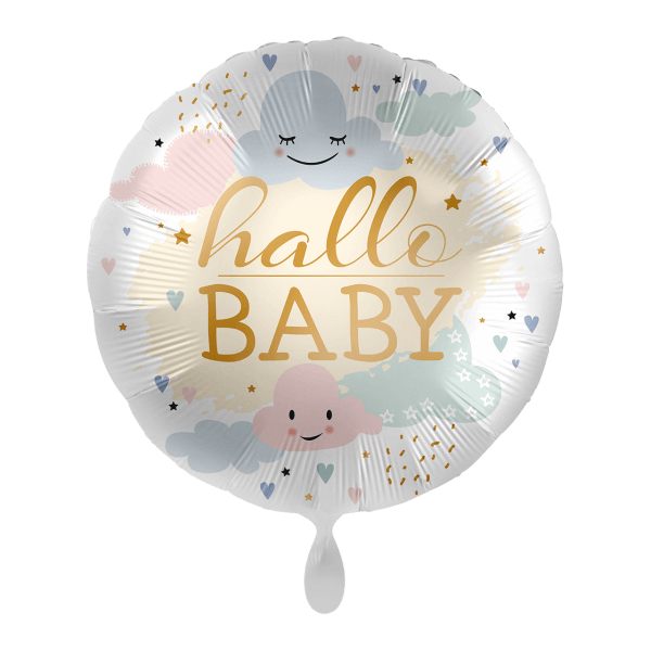 Heliumballon-Geschenk Hallo Baby - DECORAMI