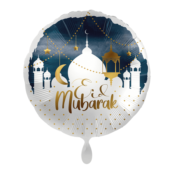 Heliumballon-Geschenk "Eid Mubarak" Skyline - DECORAMI