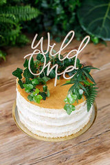 Caketopper "Wild One" Holz