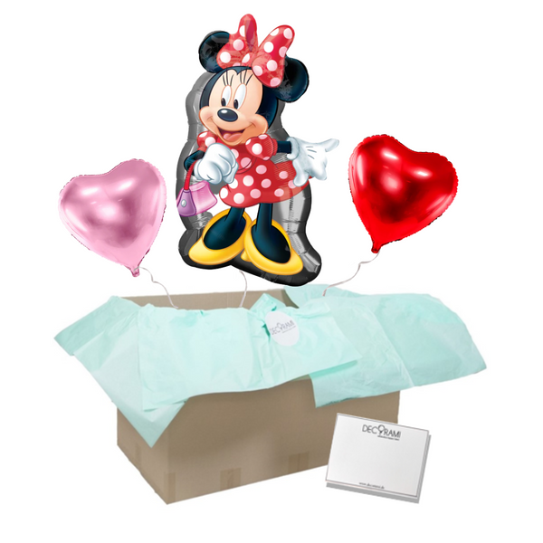 Heliumballon-Geschenk Minnie Mouse™ Komplettfigur - DECORAMI
