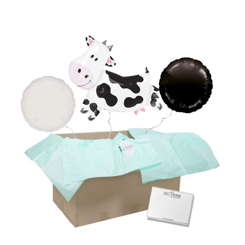 Heliumballon-Geschenk Kuh - DECORAMI
