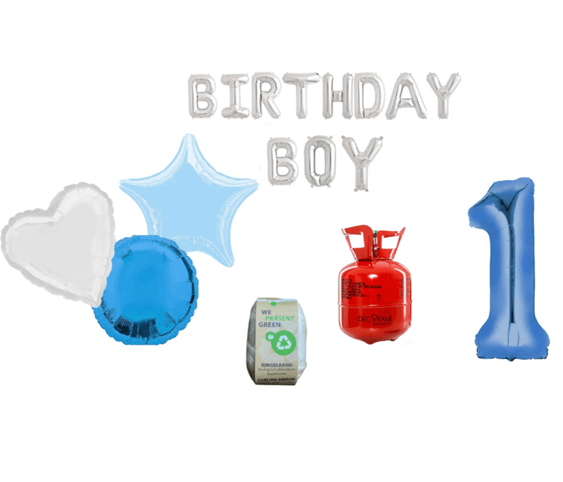 Erster Geburtstag Ballon-Set Junge - DECORAMI