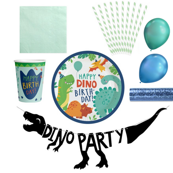 Partygeschirr-Gesamt Set Dinoparty - DECORAMI
