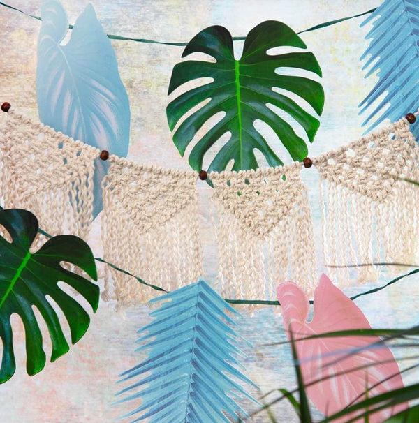 Girlande Tropical Palmblättern - DECORAMI