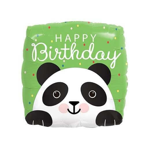 Folienballon Happy Birthday Panda - DECORAMI