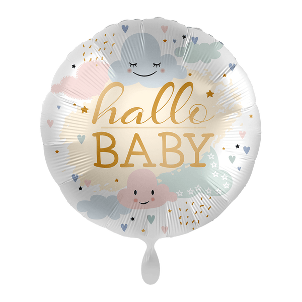 Folienballon "Hallo Baby" - DECORAMI