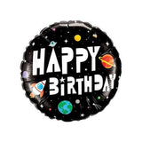 Folienballon Happy Birthday Astronaut - DECORAMI
