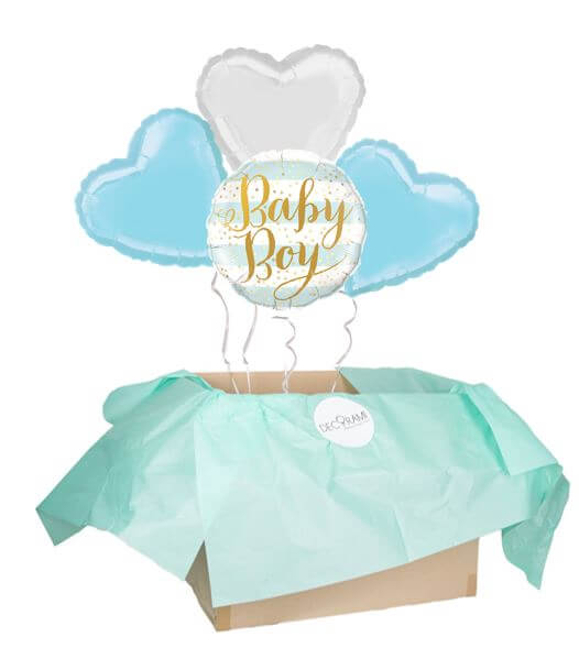 Heliumballon-Geschenk "Baby Boy" - DECORAMI