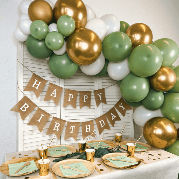 Ballongirlanden-Kit DIY Eukalyptus