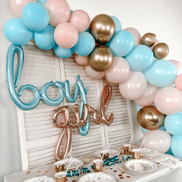 Ballongirlanden-Kit DIY Gender Reveal