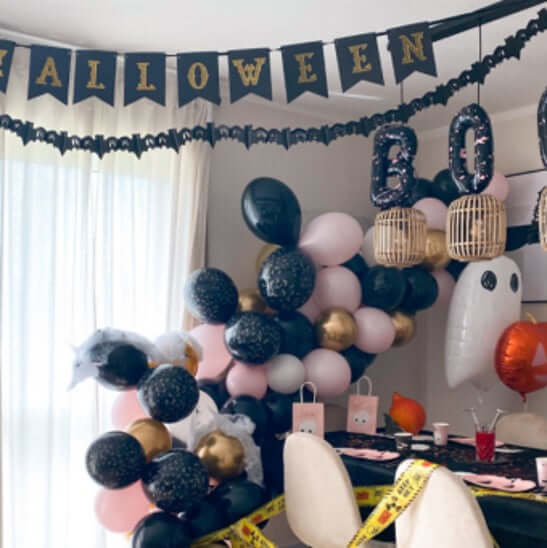 Ballongirlanden-Kit DIY Halloween Rosa Default Title - DECORAMI