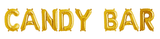 Ballonschriftzug "Candy Bar" Gold - DECORAMI