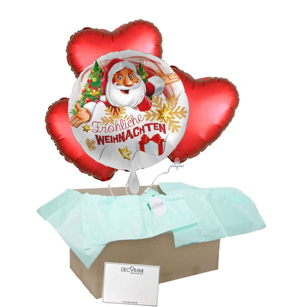 Heliumballon-Geschenk "Fröhliche Weihnachten" - DECORAMI