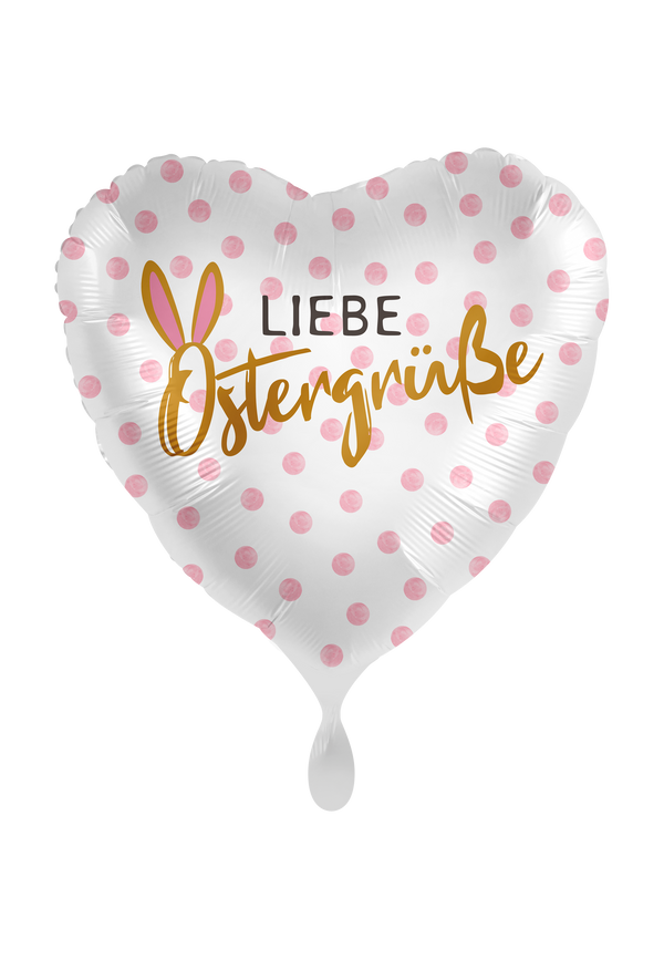 Herzballon "Liebe Ostergrüße" - DECORAMI