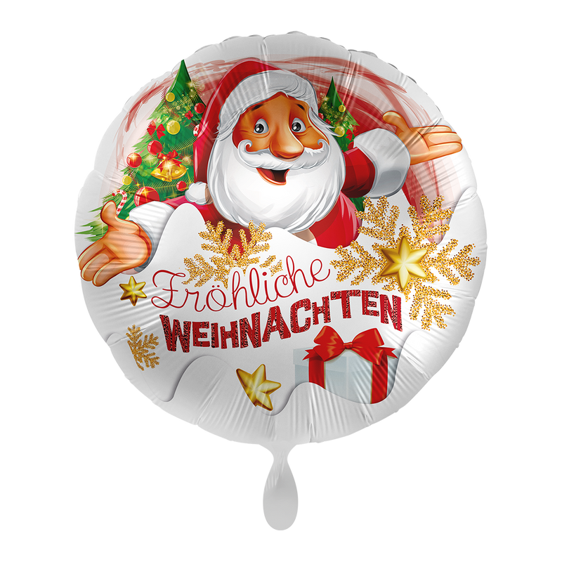 Rund-Folienballon Fröhliche Weihnachten - DECORAMI