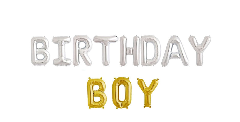 Ballonschriftzug "Birthday Boy" - DECORAMI