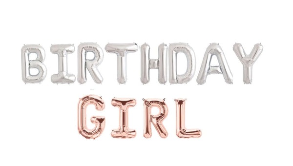 Ballonschriftzug "Birthday Girl" - DECORAMI