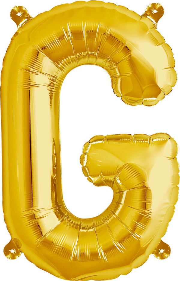 Buchstaben Ballon G Gold - DECORAMI
