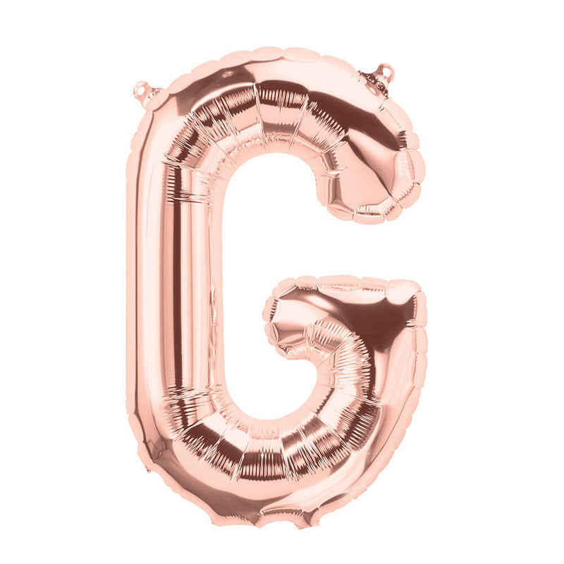 Buchstaben Ballon G Roségold - DECORAMI