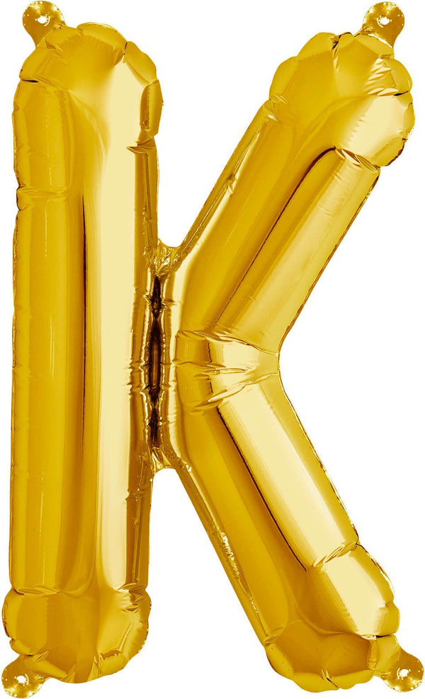 Buchstaben Ballon K Gold - DECORAMI