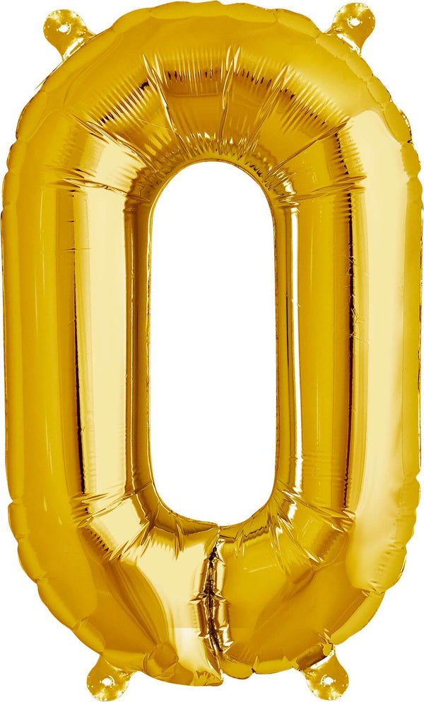 Buchstaben Ballon O Gold - DECORAMI