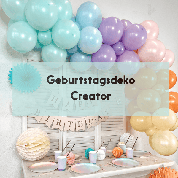 Build your own Geburtstagsdeko - DECORAMI