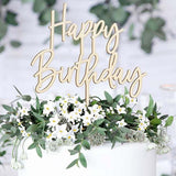 Caketopper "Happy Birthday" Holz - DECORAMI