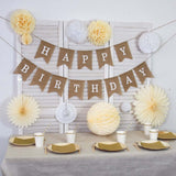 Deko-Gesamtset Creme-Weiß 10-tlg. - DECORAMI