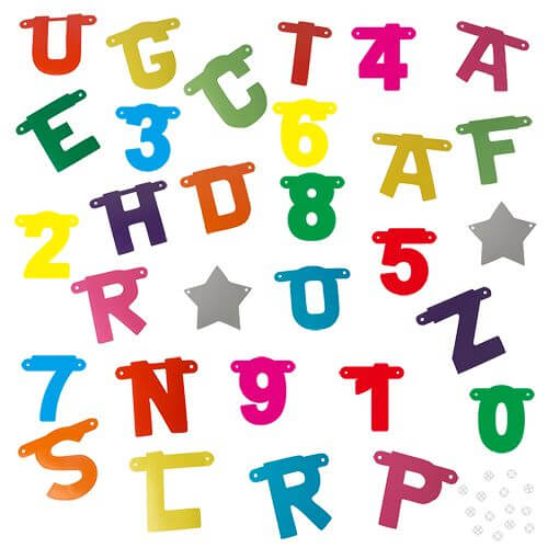Buchstaben-Girlande - DECORAMI