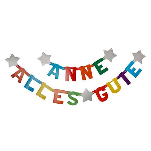 Buchstaben-Girlande - DECORAMI
