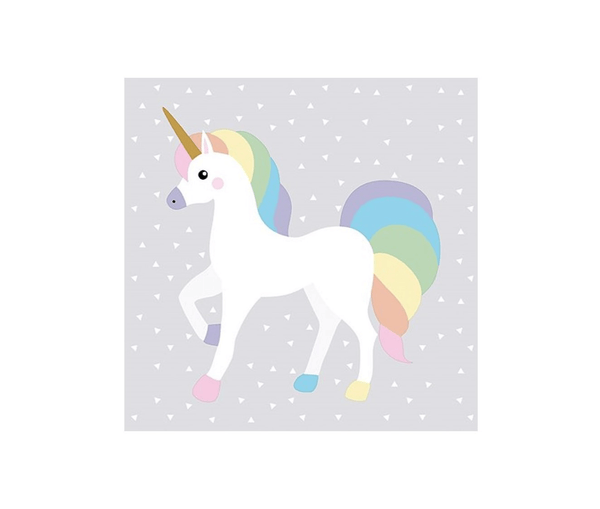 Eco-Servietten "Unicorn" 20 Stk. - DECORAMI