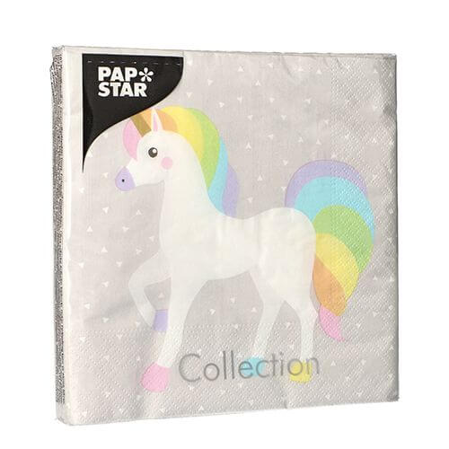 Eco-Servietten "Unicorn" 20 Stk. - DECORAMI