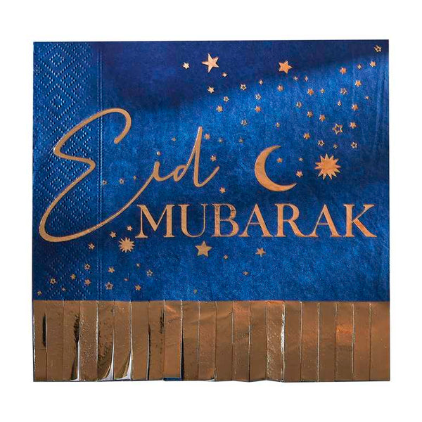 Servietten "Eid Mubarak" 16 Stk. - DECORAMI