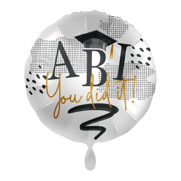 Folienballon "Abi - You did it"