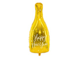 Folienballon Flasche Happy New Year Gold - DECORAMI